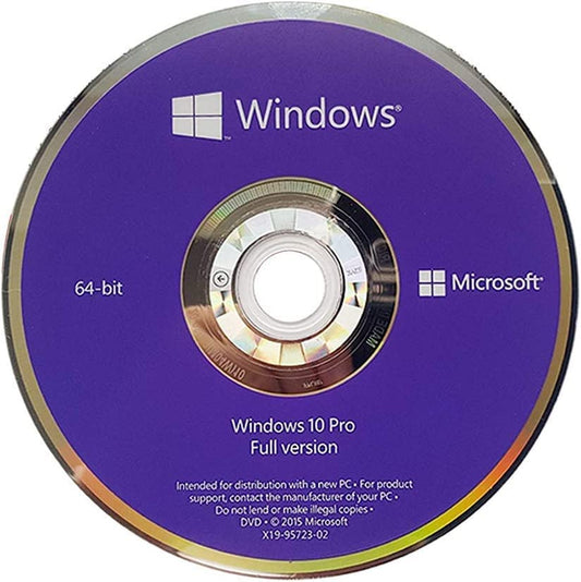 Microsoft Windows 10 Professional 64Bit OEM Box Pack DVD – English International – 1 PC License